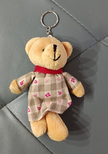 Portachiavi orsetto peluche - portachiavi,