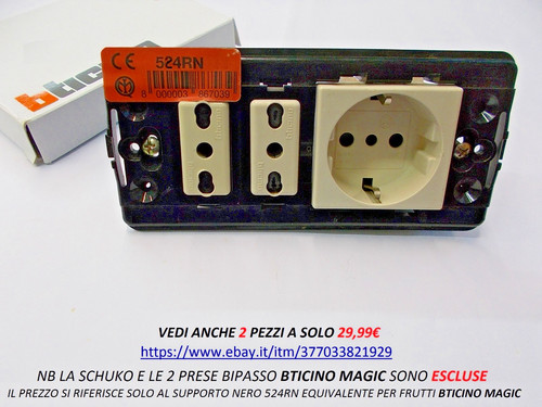 Bticino magic 524rn - 524rn, supporto