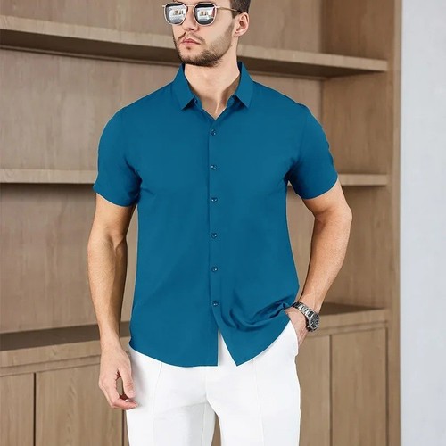 Riverso camicia lino uomo - camicia, di