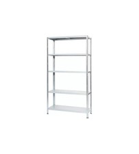 SCAFFALE IN METALLO BIANCO AD