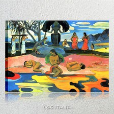 Gaguin Il giorno di Dio QUADRO