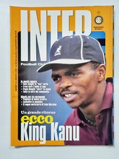 RARO INTER FOOTBALL CLUB 6 GIUGNO 1997 +POSTER GANZ - KANU - PAUL INCE- FRESI