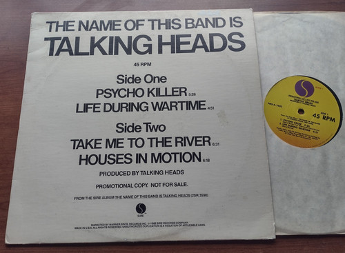 Usa promo talking heads the - talking,