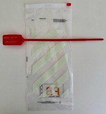 Off white zip tie - tie, 2013