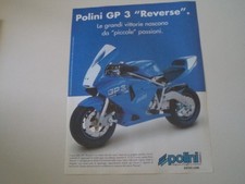 advertising Pubblicità 2004 MINIMOTO POLINI GP 3 REVERSE