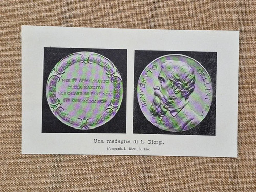 Medaglia benvenuto cellini - di,