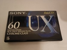 Cassetta Sony ux 60 Sigillata