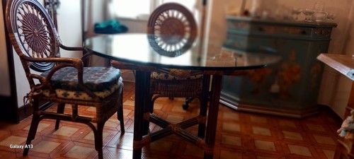Tavolo tondo cristallo - , e