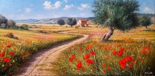Damato ulivo e papaveri - a.,