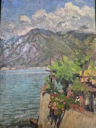 Dipinto olio tavola - dipinto,