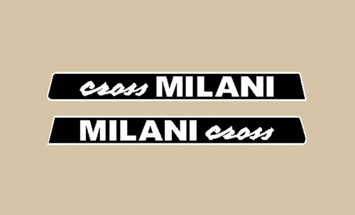 Moto milani cross adesivi - moto,