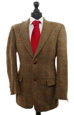 Giacca Harris tweed 50 marrone