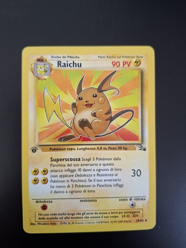 Raichu non holo set - -,