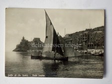 LA SPEZIA PORTO VENERE barca a vela vecchia cartolina