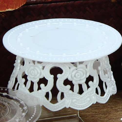 Cake top plastica bianco - cake,
