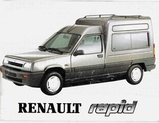RENAULT RAPID Phase 2 Bedienungsanleitung 1992 Betriebsanleitung Handbuch BA