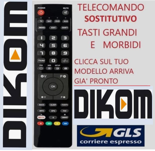 Telecomando per dikom clicca - per, dikom;