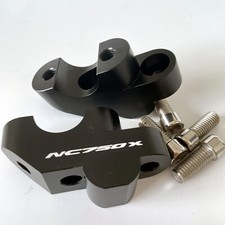 Per Honda NC750X Moto Rialzo Manubrio Sollevamento Morsetto Manubrio Riser Nero