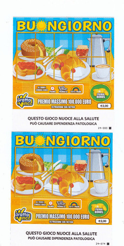 Gratta vinci buongiorno - gratta,