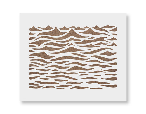 Stencil ocean acqua - stencil,