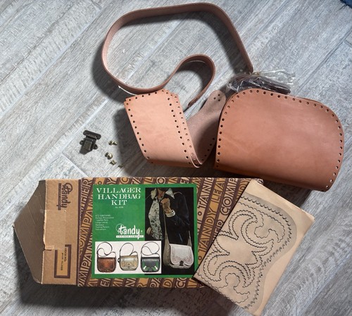 Kit borsa vintage - , pelle