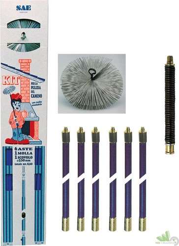 Kit spazzacamino 8 - spazzacamino, 8,60