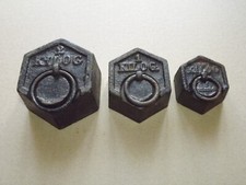 Set 3 French Antique Hexagonal