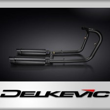 Silenziatore tondo 350mm scarico completo Kawasaki W650 W800 2019-24 inox ceramica