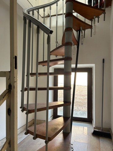 Scala chiocciola legno e - chiocciola,