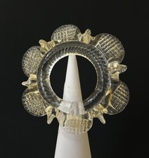 Gold ring murano glass - gold,