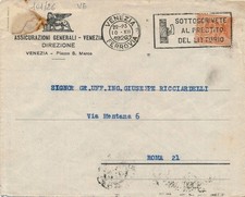 Italia 1926 Busta targhetta