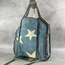 Borsa a tracolla Stella McCartney Falabella mini denim modello stella 2 vie catena usata