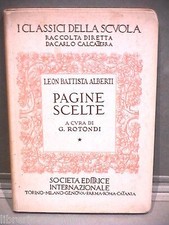 PAGINE SCELTE Leon Battista Alberti A cura di Giuseppe Rotondi Letteratura di e