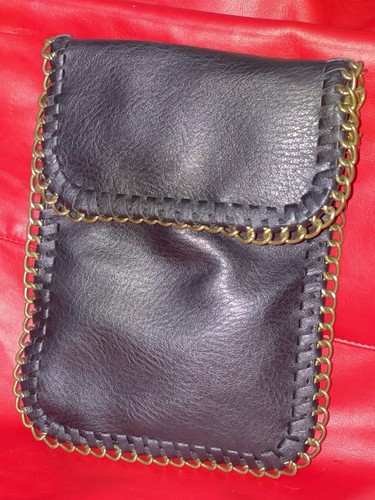 Pochette pelle nera con - pochette, in