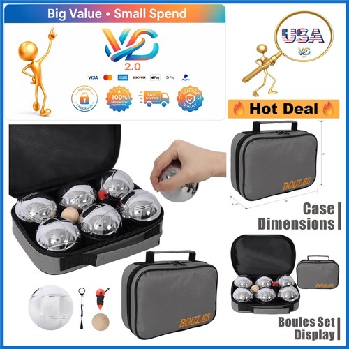 Set bocce ufficiale petanque - bocce,