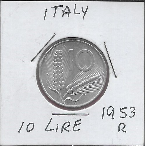 Italy lire 1953r unc - italy,
