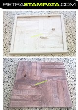 STAMPO effetto LEGNO  IN GESSO