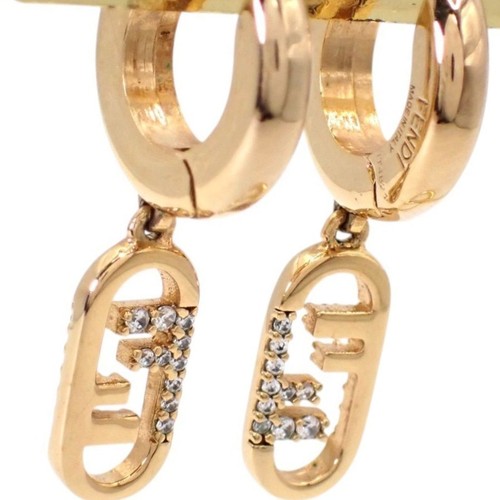 Orecchini fendi catena marca - orecchini,