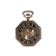  Orologio da tasca finto orologi meccanici uomo vecchio stile carica manuale