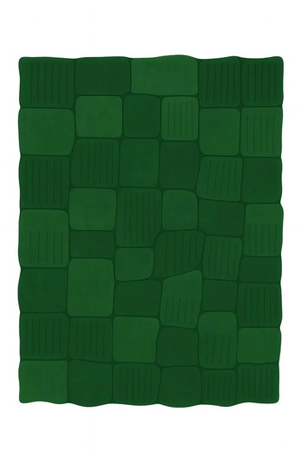 Tappeto moderno patchwork - , blu