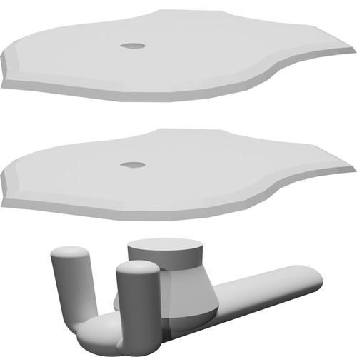Supporto murale teschio trofeo - murale,