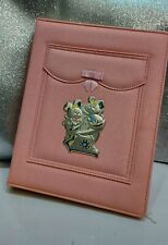 portafoto ALBUM bimba Argento ROSA in pelle 20x25 De Santis