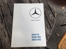  Mercedes 250S 250 Se 300 Se Depliant Brochure Prospekt  