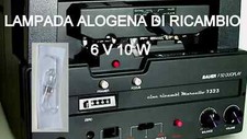 LAMPADA ALOGENA  6 V 10 W G4 1 x  MOVIOLA BAUER F50 DUOPLEY-GOGO RM 5000