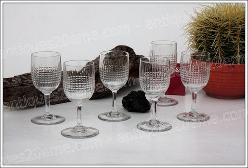 Verres vin 4 cristal - à,