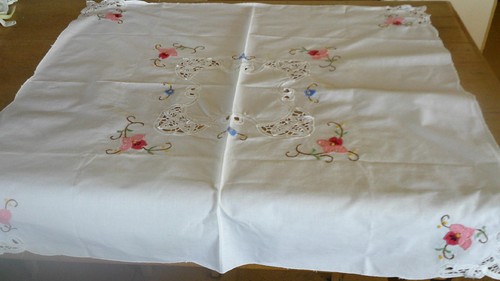 Vintage embroidered cotton - embroidered,