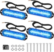 4X12 Blu 12V Lampeggiante 48W