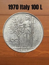 1970 Italy 100 Lire Coin