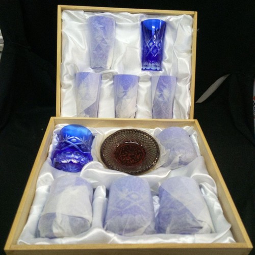 Set bicchieri kiriko indaco - di,