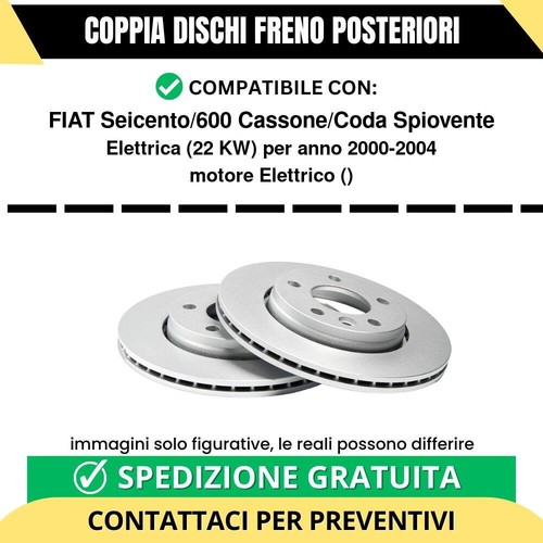 Coppia dischi freno - freno, posteriori